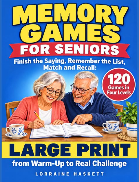 Cover of Memory Games for Seniors, Large Print